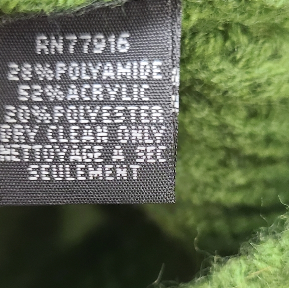 Anthropologie NWT Cable Knit Turtleneck Sweater Vest One Size in Moss - Picture 5 of 7